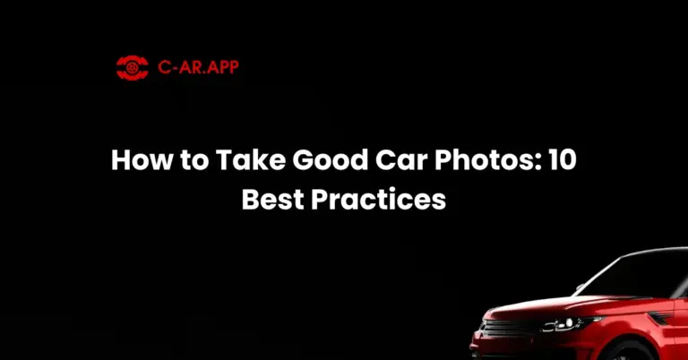 How to Take Good Car Photos 10 Best Practices