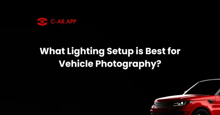 What Lighting Setup is Best for Vehicle Photography
